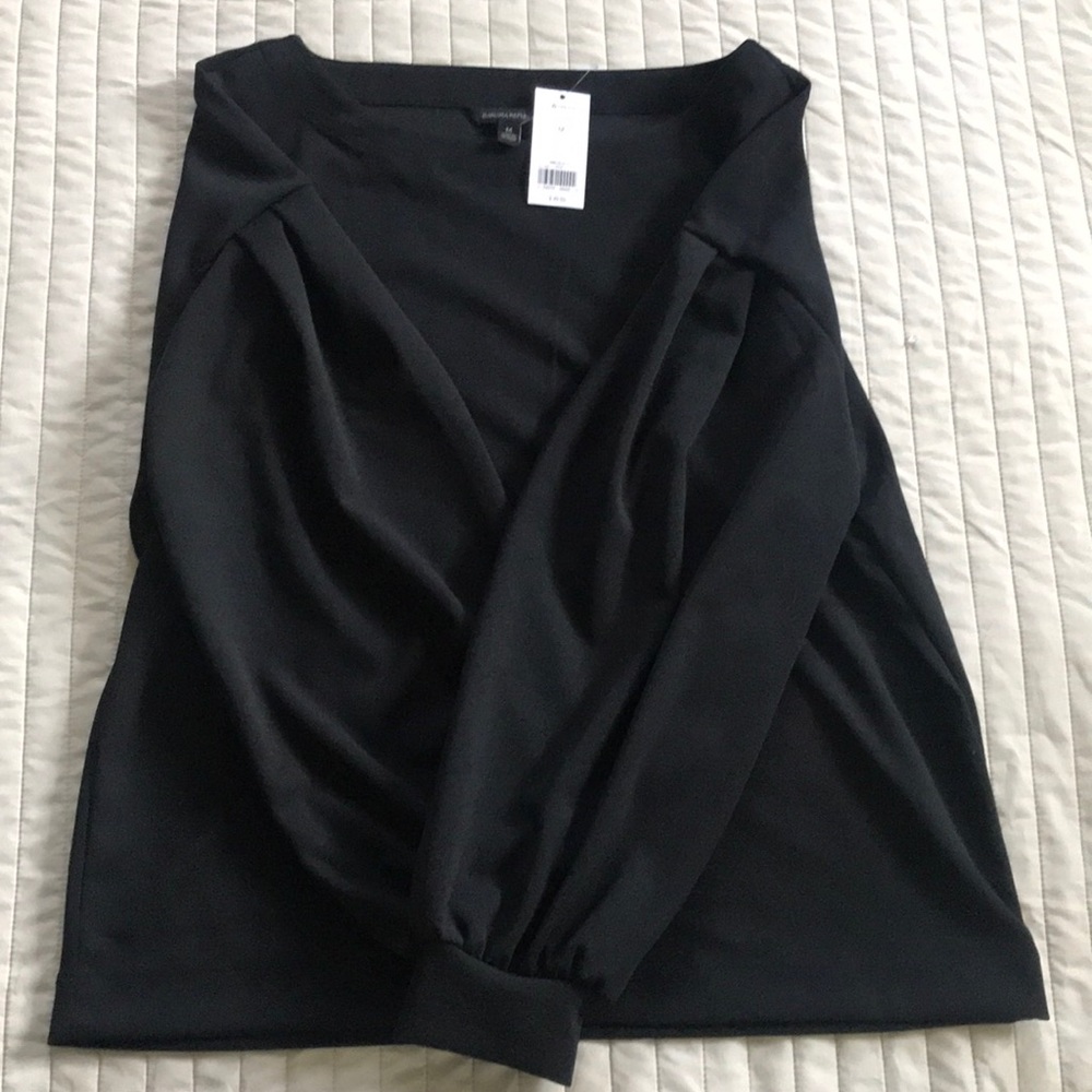 Chic, Black Banana Republic Long Sleeve Top
